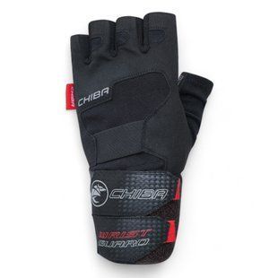 Men's fitness gloves Chiba Wristguard III, black, CH-40128-black-S