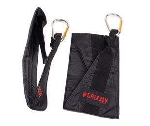 Петли Береша Grizzly 8671 Deluxe Hanging Ab Straps (черный), GZ-8671-04-BK GZ-8671-04-BK фото