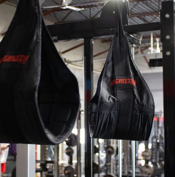 Петли Береша Grizzly 8671 Deluxe Hanging Ab Straps (черный), GZ-8671-04-BK GZ-8671-04-BK фото