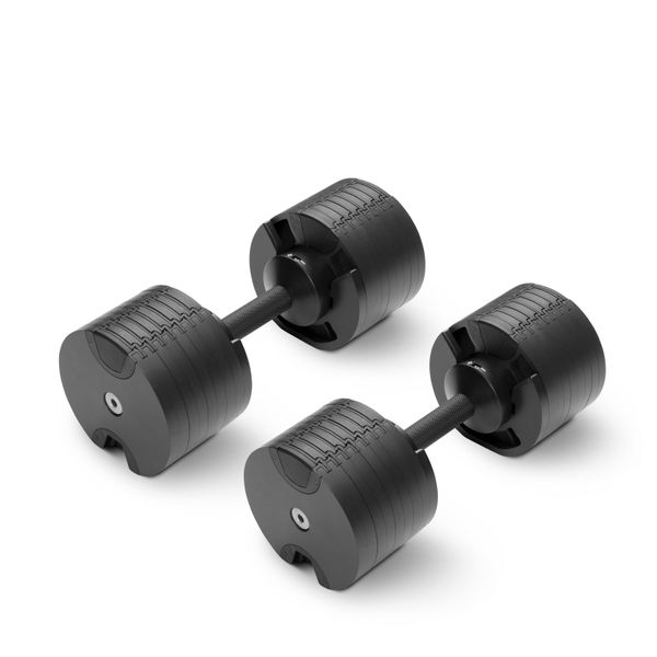 Dumbbells set NUO Nuobell Black, 2-32 kg