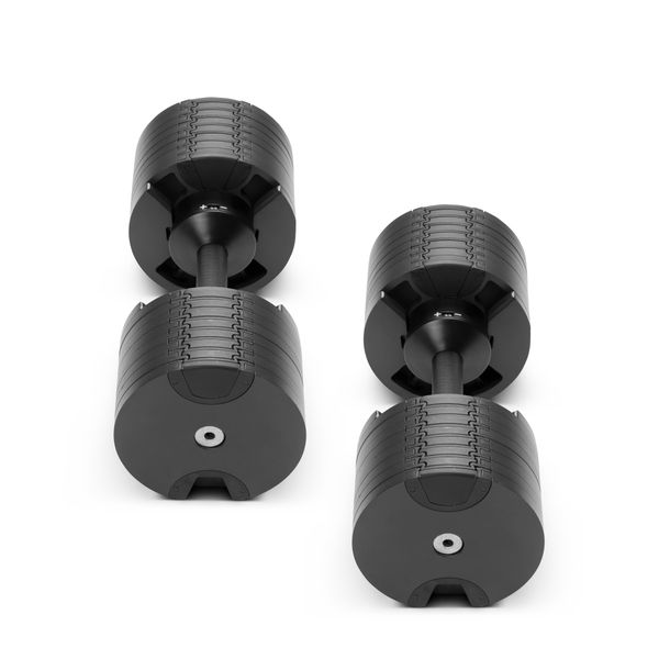 Dumbbells set NUO Nuobell Black, 2-32 kg