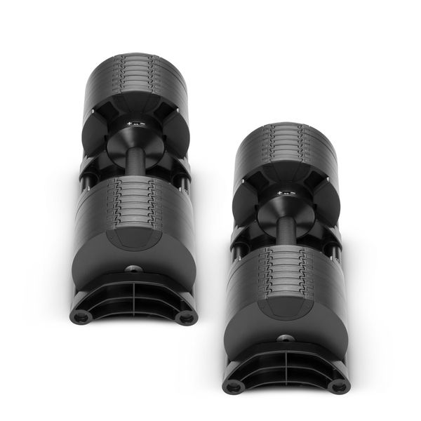 Dumbbells set NUO Nuobell Black, 2-32 kg