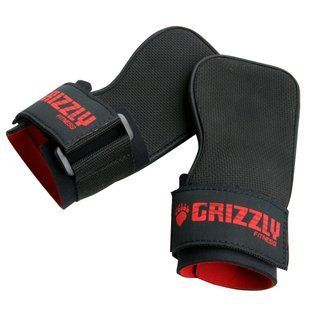 Захваты для тяги с манжетами Grizzly 8645 Grabbers (неопрен), GZ-8645-04-L-BK/RD GZ-8645-04-L-BK/RD фото