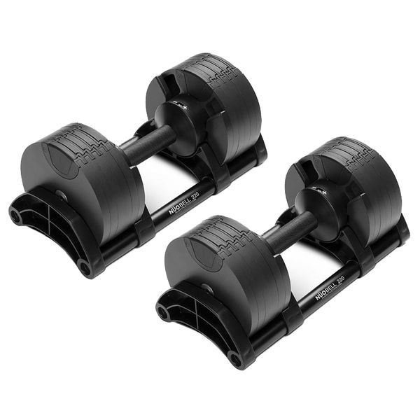 Dumbbell set NUO Nuobell Black, 2-20 kg, NO-NB220BLA