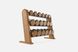 Rack with dumbbells (9 pairs, 5-25 kg) NOHRD DumbBells Set Cherry, ND-25.102 (cherry)