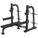 Олимпийская горизонтальная скамья Precor Discovery Olympic Spotter Bench, PR-DBR0412-BP/BK (черный/черный) PR-DBR0412 фото 1