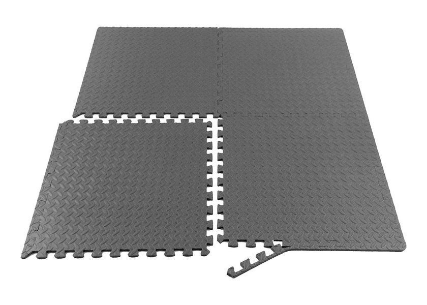 Puzzle mat for training (6 sections) ProsourceFit Puzzle Mat, 12.7 mm, PS-2301-1/2-BK (black)