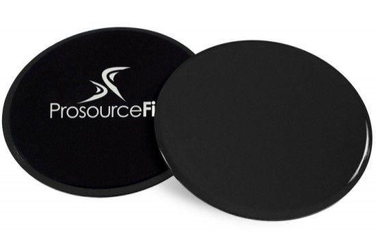 Discs-sliders for sliding (2 pcs) ProsourceFit Core Sliders, PS-1183-BK (black)