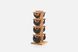 Dumbbell swing with tower (4 pairs, 2-4-6-8 kg) NOHRD Swing Tower Oak, ND-13.215 (oak)