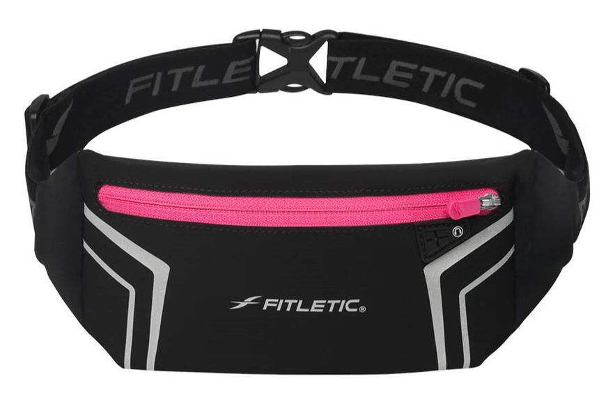 Сумка на пояс Fitletic Blitz Sports & Travel Belt, FL-WR01-08-BK/PK (чорний/рожевий) FL-WR01-XX фото