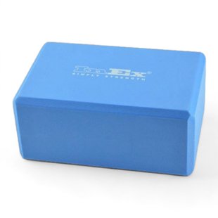 Блок для йоги InEx Foam Yoga Block, 10 см (синій), IN-YB-4-BL IN-YB-4-BL фото