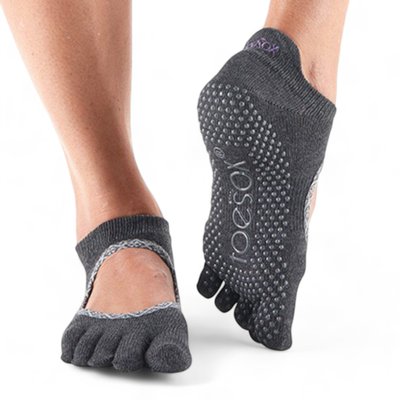 Шкарпетки для йоги ToeSox Full Toe Bellarina Carbon Batik, TS-841090130020-M TS-S0142XCRB фото