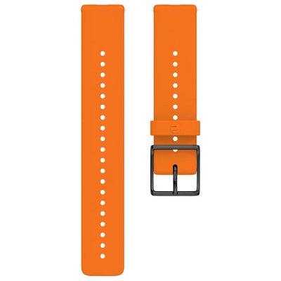 Polar 20mm Silicone Wristband Orange/Black, PL-91081719-M/L