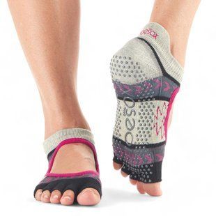Носки для йоги ToeSox Half Toe Bellarina Moonshadow, TS-S01527MSD-L TS-S0152XMSD фото