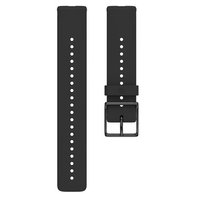 Polar 20mm Silicone Wristband Black/Black, PL-91075846-S