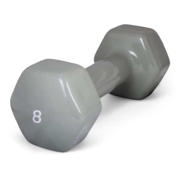 Vinyl dumbbells Foreman IVD-8, 3.6 kg (gray), FM-IVD-8-GY