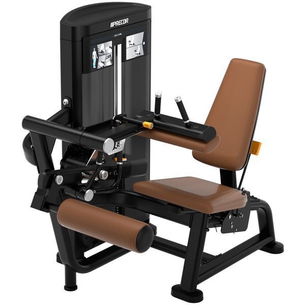 Precor Resolute Seated Leg Curl, PR-RSL0619-BP/AS (black/brown)