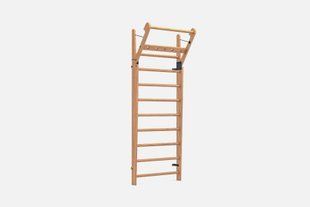 Pull-up bar with horizontal bar NOHRD WallBars Oak, ND-12.111 (oak, 10 bars)