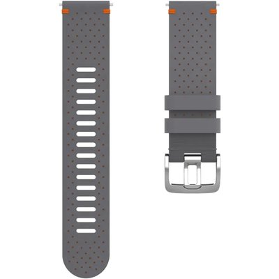 Ремінець Polar 22mm Perforated Leather Wristband Grey, PL-910101219-M/L PL-910101219-M/L фото