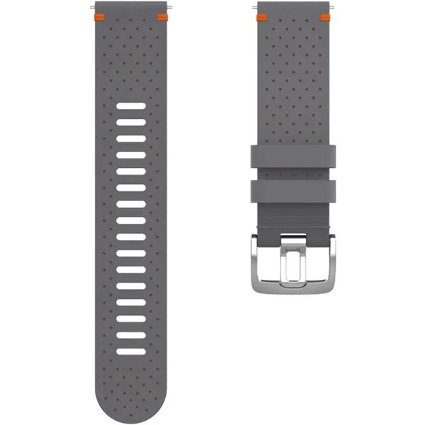 Ремінець Polar 22mm Perforated Leather Wristband Grey, PL-910101219-M/L PL-910101219-M/L фото