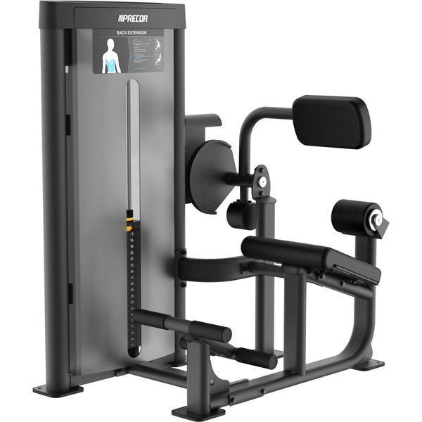Precor Vitality Back Extension (Seated), PR-C011-BP/BK (Black/Black)