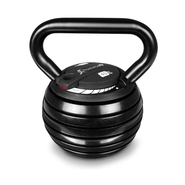 ProsourceFit Adjustable Kettlebell, 4.5-18 kg, PS-1138-10-40