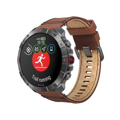 Sports watch Polar Grit X2 Pro Titan Leather Bronze, PL-900110288-M/L