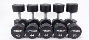 Гантелі уретанові (5 пар, 42-44-46-48-50 кг) Precor Urethane Dumbbells, PR-UD-42-50 PR-UD-42-50 фото
