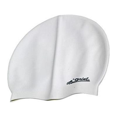 Sprint Aquatics 390 Silicone Swimming Cap, SA-390-SL (Silver)