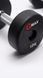 Set of dumbbells (5 pairs) GMAX RD, 2-4-6-8-10 kg (rubber shell), GM-RD-2-10-BK