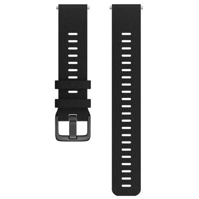 Strap Polar 20mm Silicone Wristband Black, PL-910106980-S/L