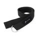 ProsourceFit Metal D-Ring Yoga Strap, 245 cm, PS-2014-BK (Black)