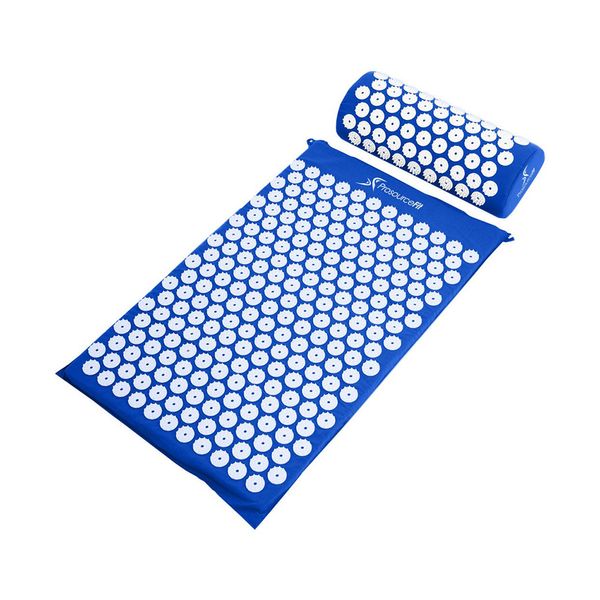 Акупунктурний мат з валиком ProsourceFit Acupressure Mat Pillow, PS-1201-BL (синій) PS-120Х-XX фото