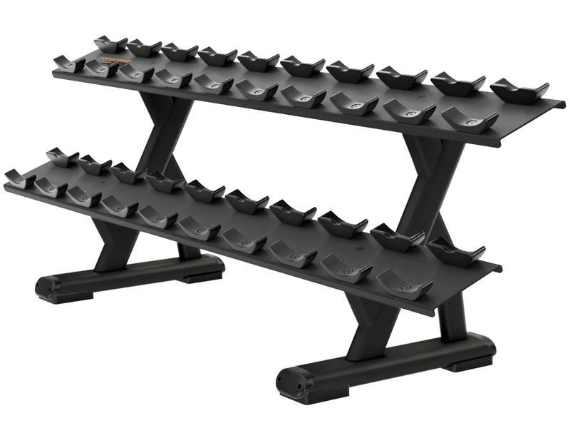 Стойка для гантелей (на 10 пар) Precor Discovery Dumbbell Rack, PR-DBR0812-BP (черная) PR-DBR0812 фото