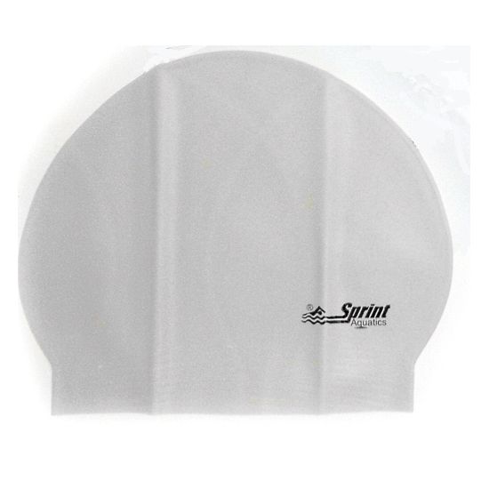 Sprint Aquatics 300 Latex Swimming Cap, SA-300-BK (Black)