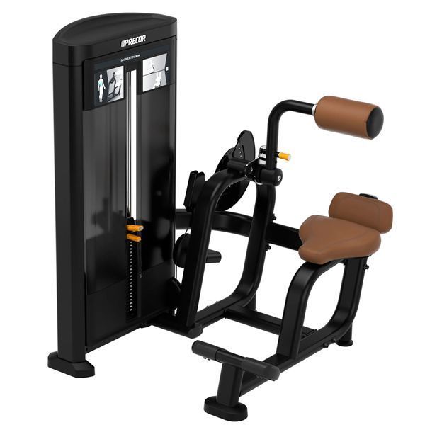 Precor Resolute Back Extension, PR-RSL0313-BP/AS (black/brown)