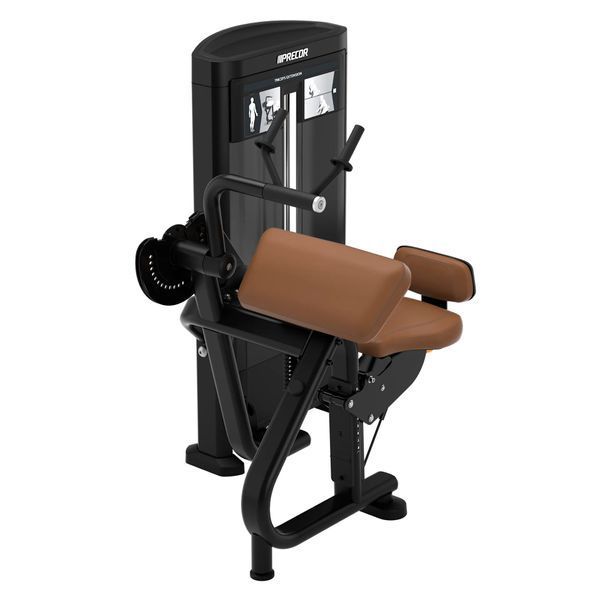 Precor Resolute Seated Triceps Extension, PR-RSL0208-BP/AS (black/brown)