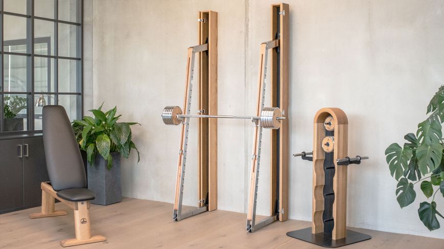 Folding squat rack NOHRD SquatRack Oak, ND-34.104 (oak)