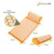 Акупунктурний мат з валиком ProsourceFit Acupressure Mat Pillow, PS-1205-OR (помаранчевий) PS-120Х-XX фото