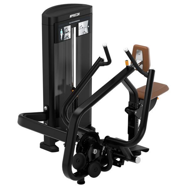 Precor Resolute Seated Row, PR-RSL0310-BP/AS (black/brown)