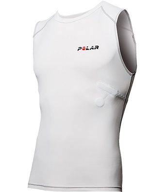 Compression shirt with electrodes Polar Team Pro Shirt (white), PL-91081610-L