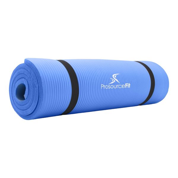 Gymnastics mat ProsourceFit Extra Thick Mat, 12 mm, PS-2002-BL (blue)