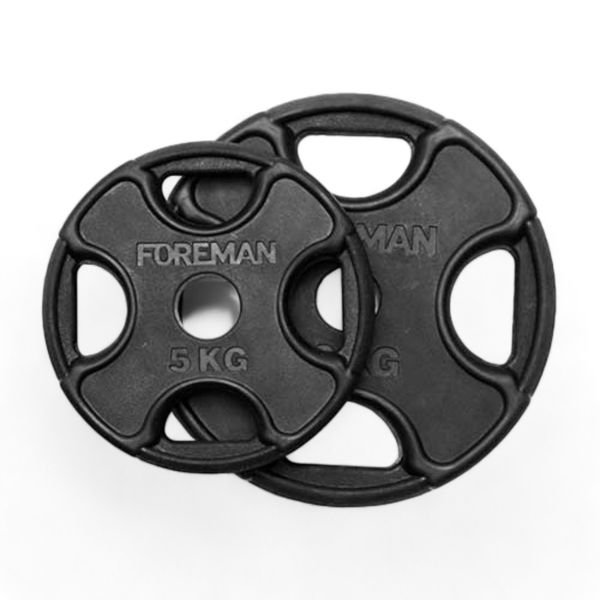 Olympic disc Foreman PRR, 1.25 kg (black), FM-PRR-1.25-BK