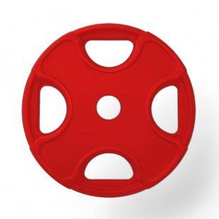 Диск олімпійський Foreman PRR, 25 кг (червоний), FM-PRR-25-RD FM-PRR-25-RD фото