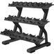 Precor Discovery Beauty Bell Rack (holds 10 pairs), PR-DBR0813-BP (black)