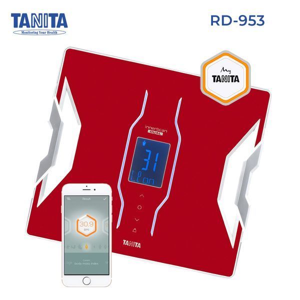 Весы-анализаторы состава тела с Bluetooth Tanita RD-953, TA-RD-953-RD (красный) TA-RD-953 фото