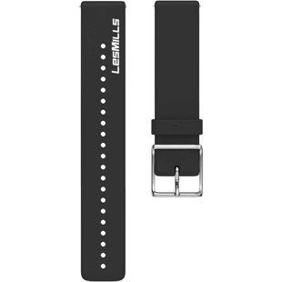 Polar 20mm Silicone Wristband Black LesMills, PL-91081716-M/L